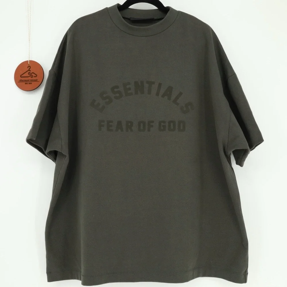 Fear Of God Essentials Shirt Mens Medium Oversized‎ Short Sleeve Tee Streetwear